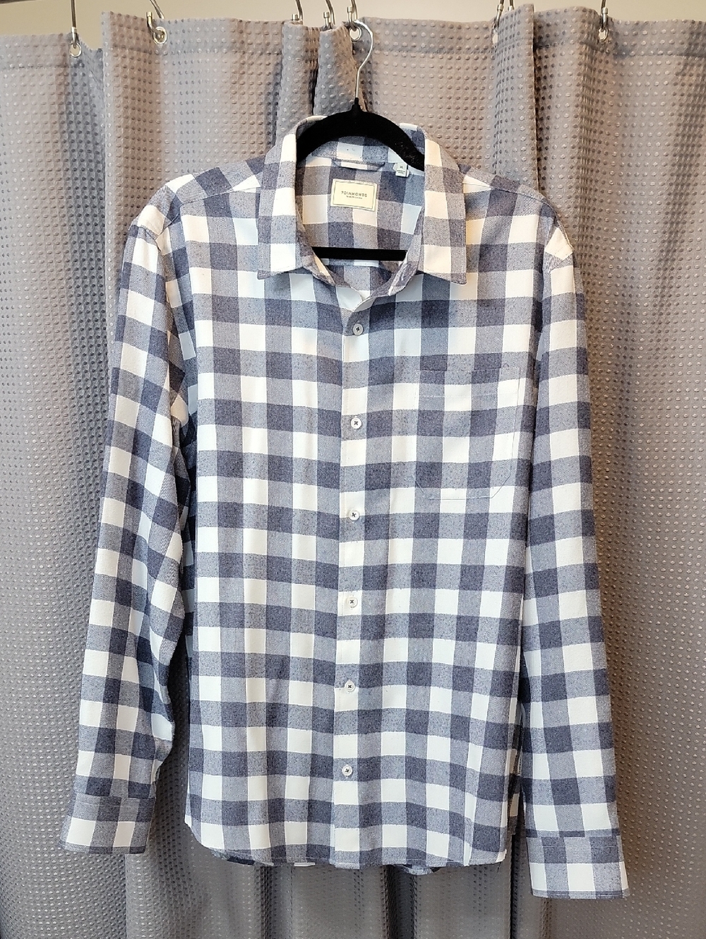 7 Diamonds Sparrow Flannel Plaid Button Up Shirt Size XL